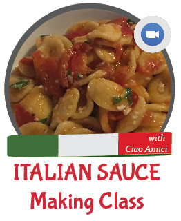 Italian Sauce Making Class without ingredients